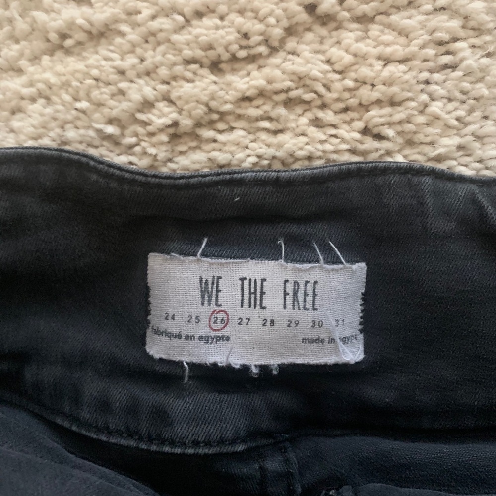 Free people high waist jeans Sz 26 - Picture 3 of 6